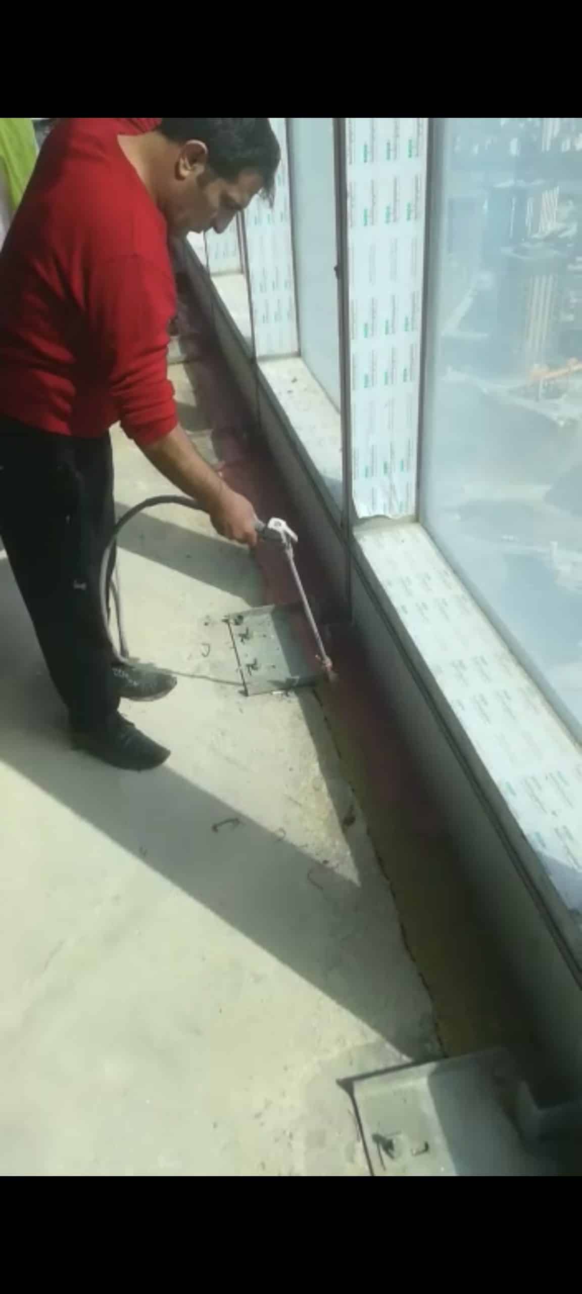Cephe birleşim boşluğunda uygulama çalışması